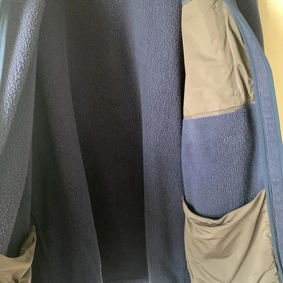 LL Bean Sweater Fleece Blue Size XXL Tall - Picture 5 of 9